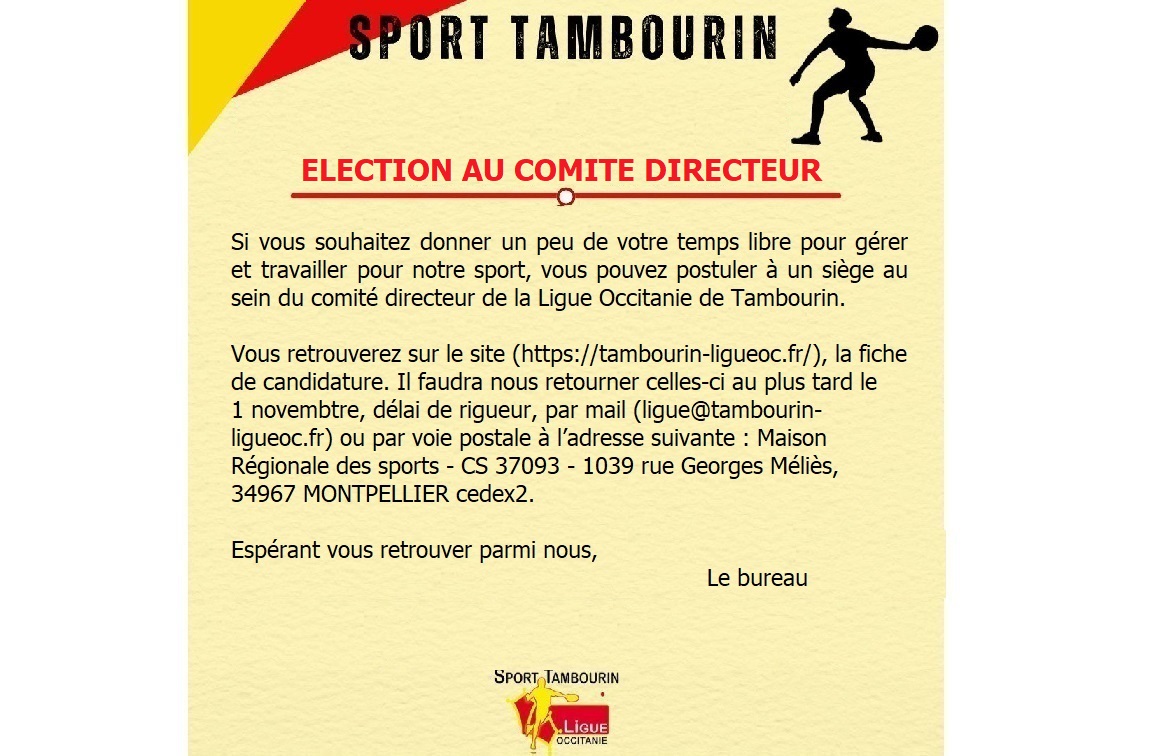 Election Comité Directeur LOT