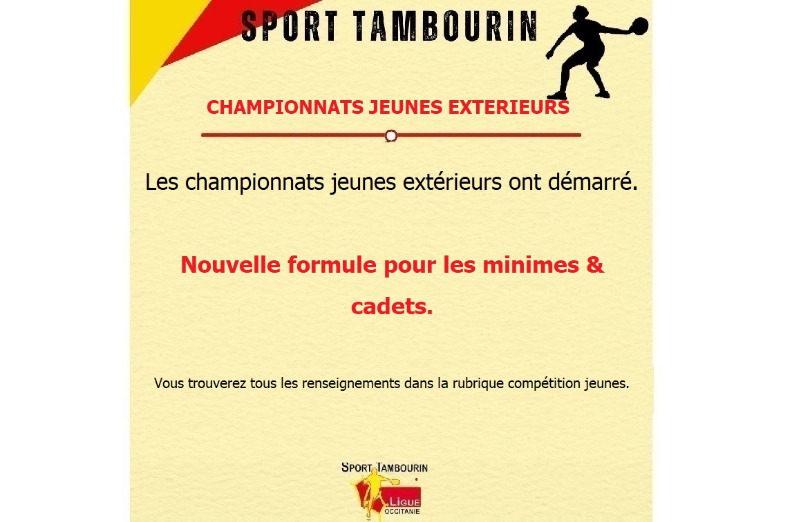 Championnats jeunes extérieurs