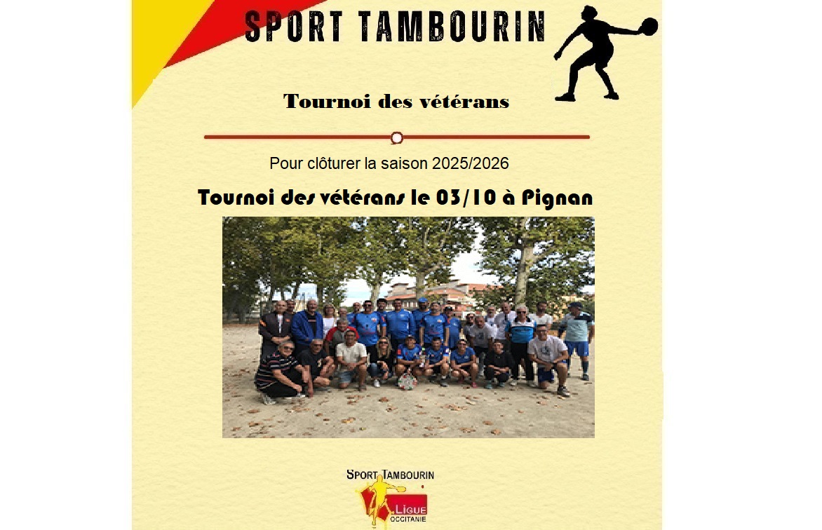 Tournoi des vétérans 2026